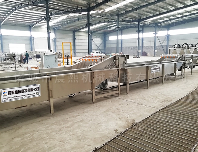 油菜蔬菜清洗流水線